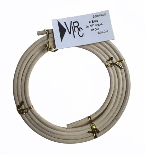VIRC Reed #9 Spline for 1/4" Groove - 6ft Coil for Chair Caning & Seat Weaving