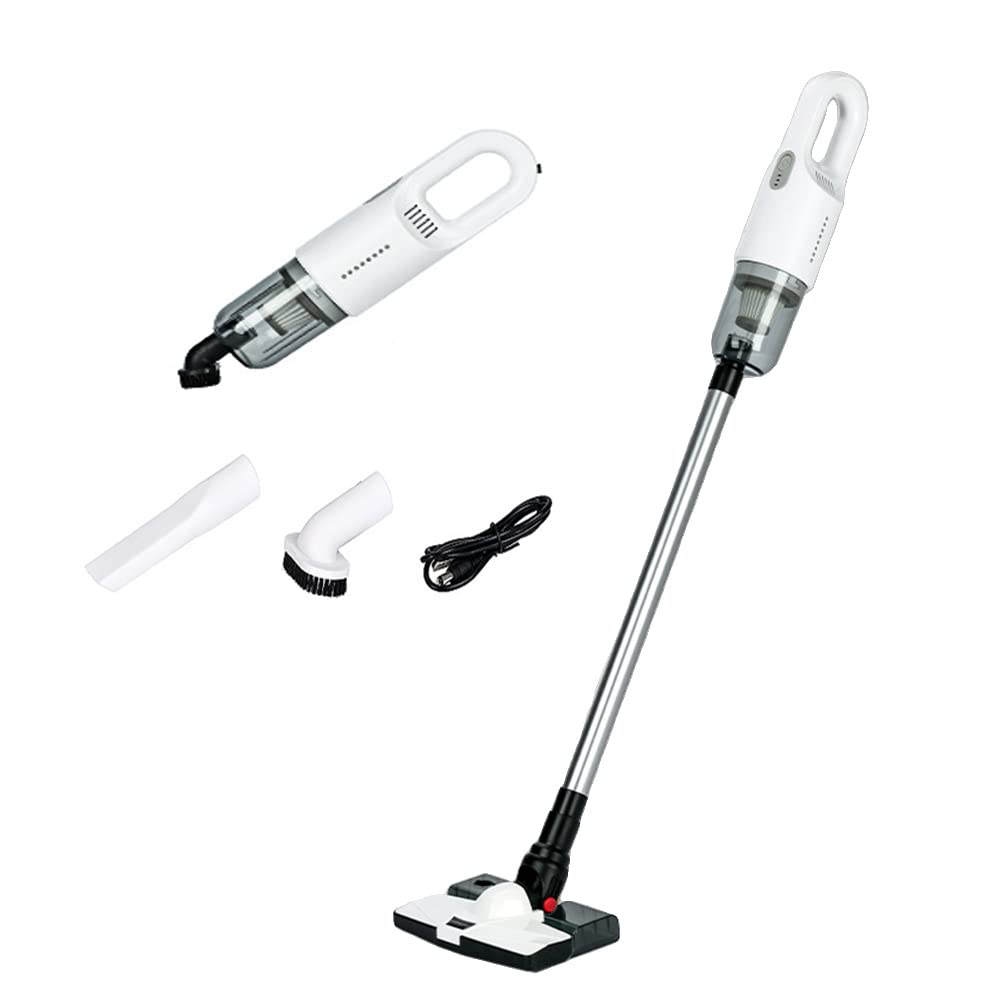 Aspirateur sec et humide sans fil vertical et rechargeable pour sols durs de maison