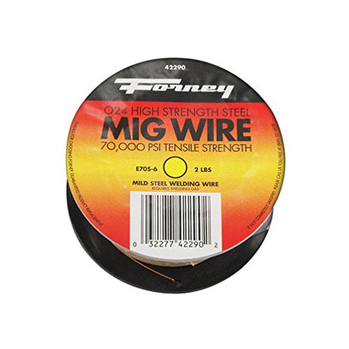 Forney Mig Wire Mild Steel 0.024 Dia 2 Lbs. Spool Bulk