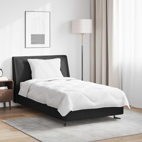 Mokuyary - Edredón de microfibra para cama de verano, con almohada de 2 piezas, color blanco, cómodo, para dormitorio, hotel -L 3376467