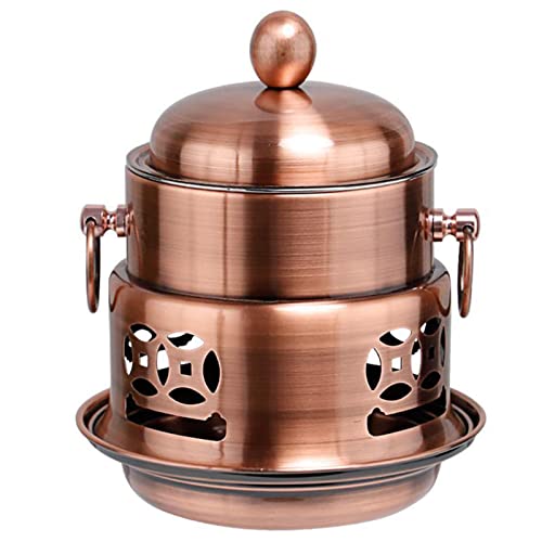 Olla caliente de cobre tradicional china para 1 persona miniatura 1