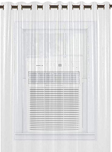 Image of Kuber Industries PVC .30 MM Shower Curtain | Waterproof PVC & Coin Print | Semi-Transparent Curtains | Size 244 x 138 CM, 8 Feet (Transparent) | Stylish and Functional Shower Curtain