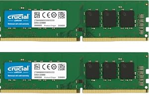 Crucial 32Gb 2X 16GB DDR4 2133MHz UDIMM Desktop RAM CT16G4DFD8213 – perfekt passend – Samsung Original kompatibel – 10 Jahre Garantie – PC4-17000 Non-ECC Speicher für ASUS MSI Gigabyte HP Dell Lenovo