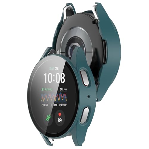 Image of Oboe Screen Protector PC Case 40mm Cover 'Compatible with' Samsung Galaxy Watch 7 40mm Watch (Green) [Watch NOT Included]