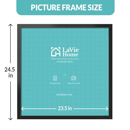 Lavie Home 24X24 Picture Frame For Wall Display, 24X24 Square Picture Frame With Hd Plexiglas, 24 X 24 Poster Frame 1 Pack thumb #2