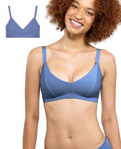 Image of Subset Triangle Soft Bra - Organic Cotton, Wireless, Breathable, Supportive, Regular & Extra Cup Room, Elevated Essentials