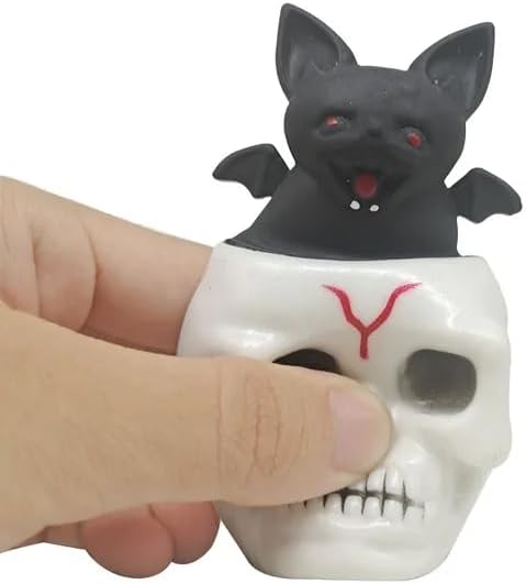 Squishy Popping up Squeeze Decompression Wood Half Tree Stumps Miniature pop up Pen Holder for Stress Anxiety Relief ahd Autism Need Special Toy Pack of 1 Piece (Halloween Demon Toy)