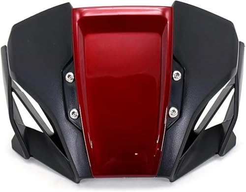 Déflecteur de vent moto CB1000R rouge pour réduire la fatigue du pilote