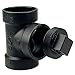 NIBCO 5814 11/2 H x H x Cleanout with Plug Test Tee ABS