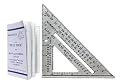 Swanson Tool S0101 7-inch Speed Square Layout Tool with Blue Book