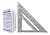 Swanson Tool S0101 7-inch Speed Square Layout Tool with Blue Book