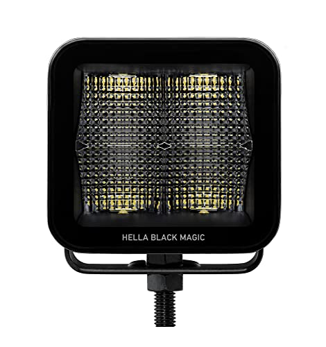 Image of Hella 358176811 Black Magic 3.2Inch Led Cube Kit Flood Beam For Car, Multi