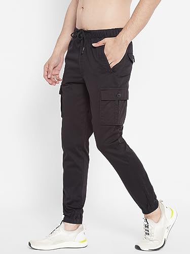 Image of SAPPER Men's Slim Fit Cotton Joggers