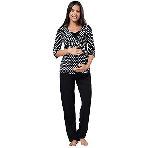 HAPPY MAMA Women's Maternity Nightwear Set Cover