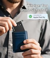 Ultrbeka Wallet Tracker Karte 6er Pack mit 1 Ladegerät, Wiederaufladbare 2,4 mm Ultra-Dünne Bluetooth Tracker für Geldbörsen, Kompatibel mit Apple „Wo ist?“, Wasserdicht, Apple MFi Zertifiziert – Ansicht 4