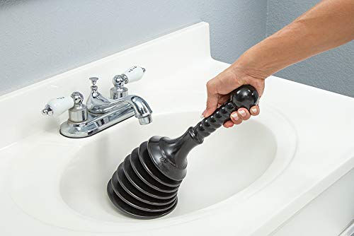 Master Plunger MPS4 Sink & Drain Plunger for Kitchen Sinks, Bathroom Sinks, Showers, and Bathtubs. Small and Strong Design with Large Bellows Commercial & Residential Use, Black - Image 5