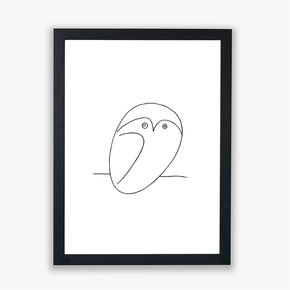 Petite chouette de Picasso poster XL pour sublimer la décoration murale du salon