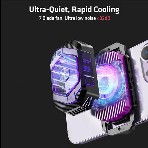 Image of Vero Forza Arctic Pro V3 Mobile Cooler for Gaming, Phone Cooler, for Bgmi, Pubg, Cod, Freefire & Fortnite(iPhone /Android)