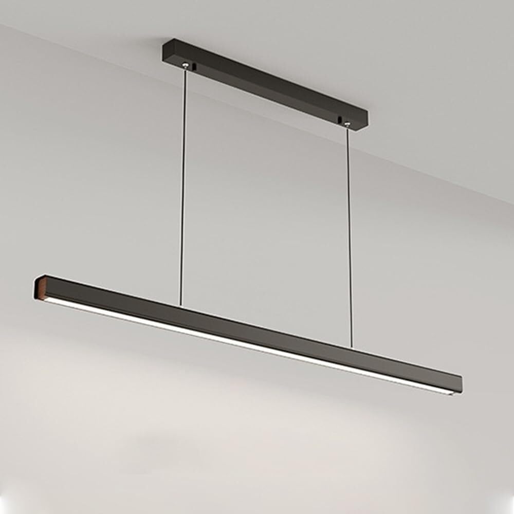 Vfdaswqq 3 Color Temp Lamp, Metal Chandelier Linear Modern Long Strip Lights For Dining Room(,1000Mm)