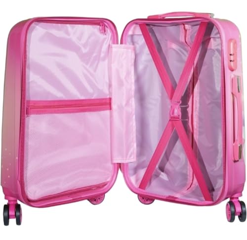 Image of ADSON PC Kids Trolley 360 Rotating Luggage 360 Wheels Non-Breakable Exclusive Edition 20 Inch Kids Hardsided Suitcase with 4 Wheels, 360 Wheel Travel Trolley Bag