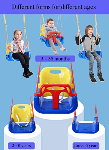 3-in-1 Swing Set Baby Jumper and Bouncers for Toddler, Baby Swing is Suitable for Indoor and Outdoor Play, with a Foldable Metal Stand for Easy Storage, and Comes with Instructions for Easy Assembly.