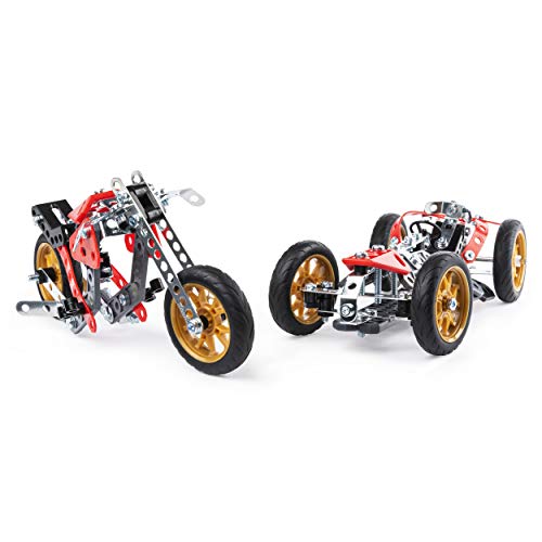 41nm9Jta6QL MECCANO - VOITURE ET MOTO 5 MODÈLES - Coffret Inventions Avec 132 Pièces Et 2 Outils - Jeu de Construction - 5 Modèles Différents de Véhicules à Construire - 6053371 - Jouet Enfant 10 Ans et +