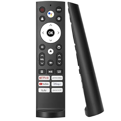 2PCS Replacement Remote Control for Hisense Smart Google TV?for Hisense Android/Google Smart TV Remote