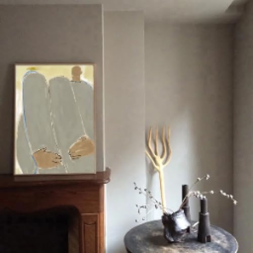Art mural abstrait haut de gamme avec cadre interne 70x100cm - 2
