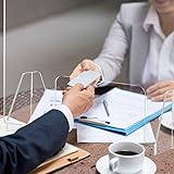 HLILY Protection Plexiglass Ultra Transparente,Plaque Plexiglas Protection pour Comptoir De Magasins Et Établissements 80x60cm - 4mm - Écran pour Bureau Comptoirs Ultra RÉSISTANT Et Stable