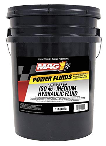 Medium Hydraulic Fluid, 5 Gal, ISO 46
