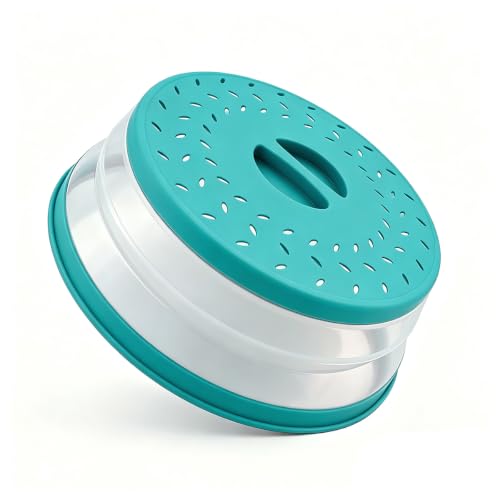 Image of Collapsible Microwave Splatter Cover(Light ink blue, 10.5IN)