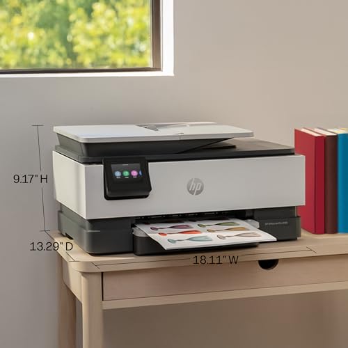 Image of HP OfficeJet Pro 8125 Wireless All-in-One Color Inkjet Printer, Print, Scan, Copy, ADF, Duplex Printing Best-for-Home Office, 3 Month Trial of Instant Ink Included, AI-Capable (C2VJ4A)