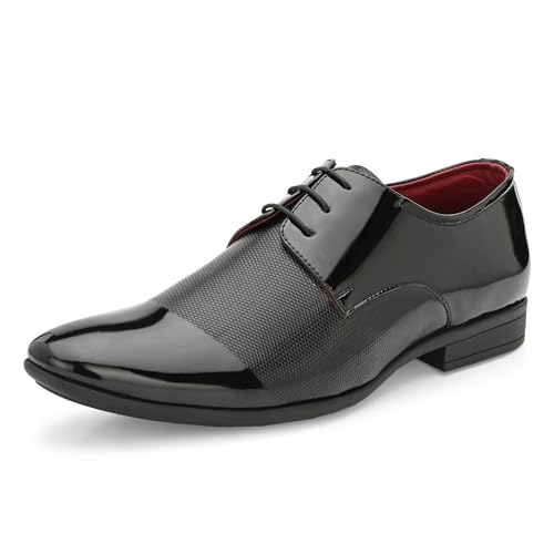Image of Centrino Men's Formal Shoes |Premium Craftsmanship & Durable Build |Stylish & Elegant Design | Lace-Up Design with Cushioned Insole for Comfort |Craftsmanship for All-Day Elegance (9745)