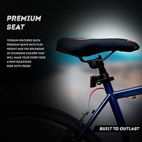 Image of VECTOR 91 Men'S Topgun 27.5T Single Speed, Steel Frame (19 In) Mountain Bike /Bicycle ( Navy Blue , Ideal For: 12+ Years , Brake: V Brake ), Rigid