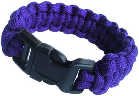 Paracord Planet Cobra Paracord Bracelet - Type III 7-Strand Commercial Grade 550 Paracord - Sturdy Plastic Side-Release Buckle - Camping, Hiking, Outdoors, Utility, Survival - Made in The USA
