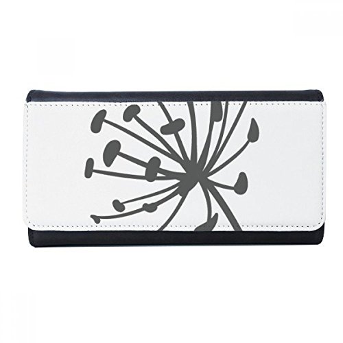 Fleurs silhouette portefeuille pissenlit pour vos sorties citadines et voyages légers