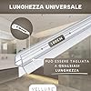 100 Cm – Ricambio Guarnizione Doccia Guarnizione 135 ° Vetro Porta - Foto 7