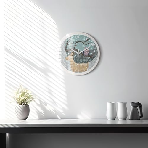 Horloge en verre silencieuse Wallfluent 30 cm de qualité - 3