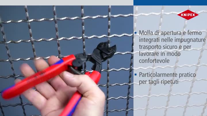 Tronchese A Doppia Leva Knipex Cobolt 200mm - Taglia Bulloni E Fili Con Un Click! - Foto 7