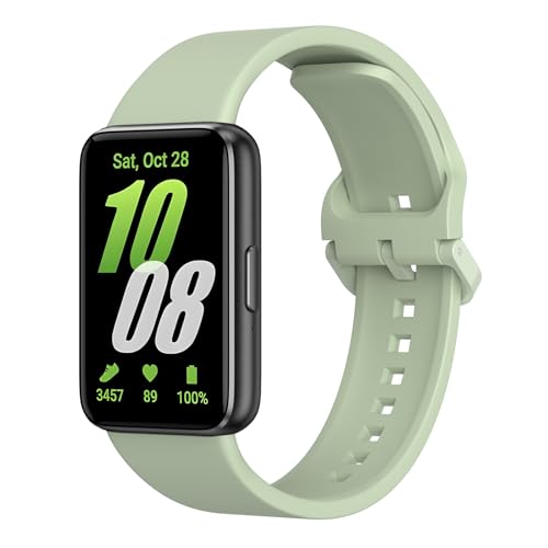 Image of Tobfit Strap Compatible for Samsung Galaxy Fit 3 (Watch Not Included), Flexible Premium Adjustable Watch Band for Galaxy Fit3 2024 SM-R390 Men & Women