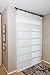 White Cordless Sliding Glass Door Curtain (1 panel)