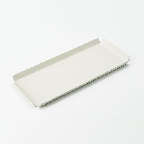 PROGETTO2.70 - Bandeja organizadora de aluminio para escritorio y entrada, diseño minimalista de metal, para llaves, joyas, cartera, tamaño A7,