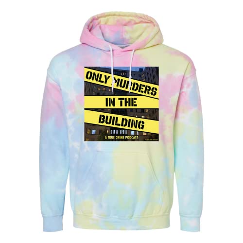 only murders in The Building Offiziell lizenzierter Kapuzenpullover mit Podcast-Logo, Regenbogen-Pastell., X-Large