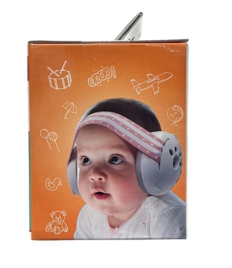 Image of YomauiYee Baby Earmuffs,Bear Infant Headphones Noise Cancelling Baby Ear Protection with Adjustable Headband Sound Proof Headphones, Travel Essentials for Travel