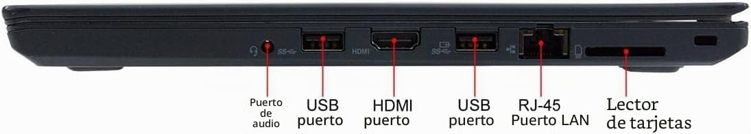 Lenovo ThinkPad T480 Business Laptop 14 pulgadas FHD Notebook Intel Core i5-7300U, 8GB RAM, 256GB SSD, teclado QWERTY US QWERTY Windows 11 Pro (reacondicionado)