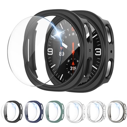 Rontion [6+6pbN] Samsung Galaxy Watch 8 40mmpXN[veN^[P[XANZT[An[hPCop[Ɠ܂~ߋKXیtBZbg Galaxy Watch 8 40mmANZT[Ή