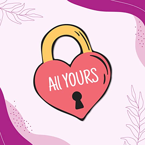 Image of Bhai Please Love Lock Theme Wooden Fridge Magnet - Couple Gift