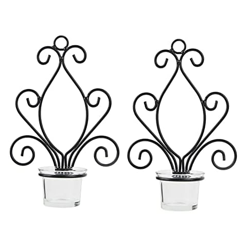 Alnicov Wall Iron Candle Holder Set Cover