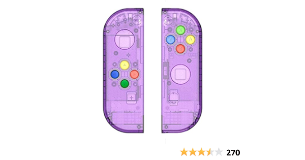 ZOYUBS Nintendo Switch ニンテンドースイッチ Joy-Con カラー置換ケース代わりケース 外殻 Nintendo Switch Joy-Con 交換ケース ボタンカバー付 アナログスティックカバー+ボタンカバー ABXYボタン 方向ボタン 保護カバー 改造 修理