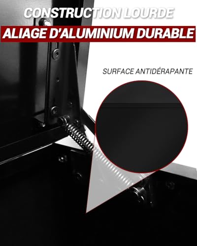 Boîte à outils pour camion anti-vol avec verrou de compression robuste - 6